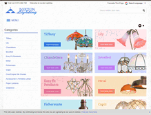 Tablet Screenshot of loxtonlighting.co.uk